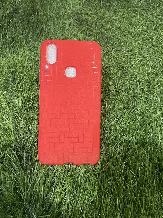 Rubber Mobile Back Cover for Vivo Y83 Pro (Red)