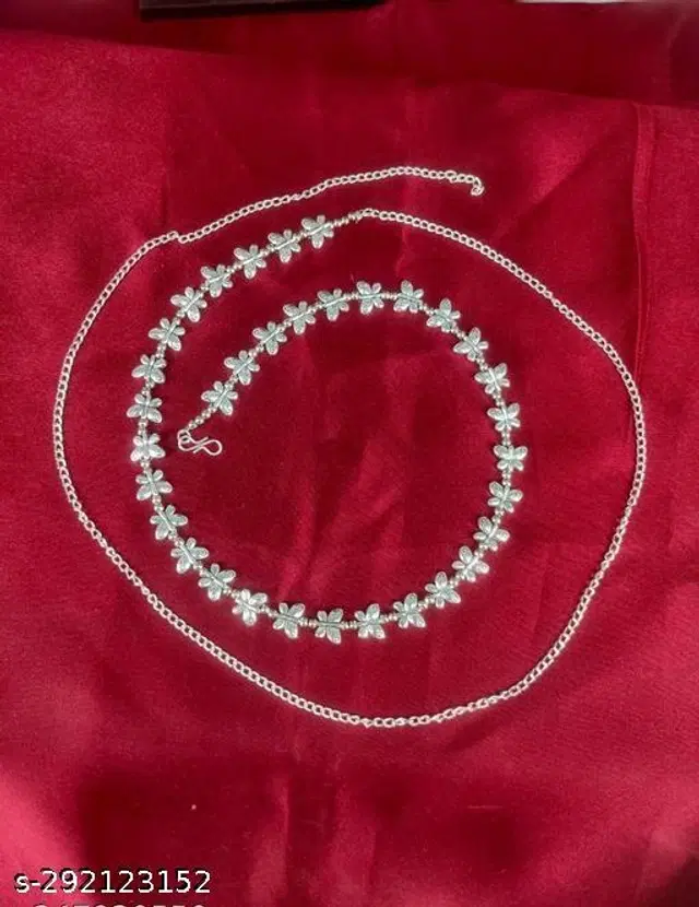 Alloy Belly Chain for Women (Multicolor)