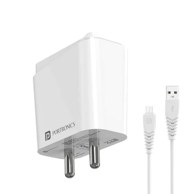 Portronics Adapto 41 M Adapter With Micro Cable