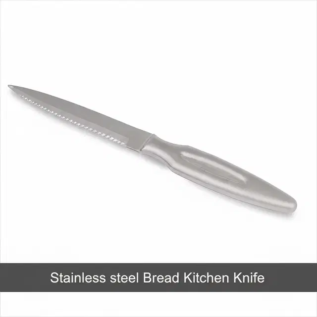 Stainless steel Bread Kitchen Knife no. 9 -240 mm - Matt