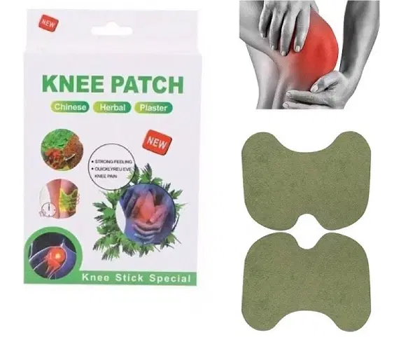 Knee Pain Relief Patches, Green, Set of 1