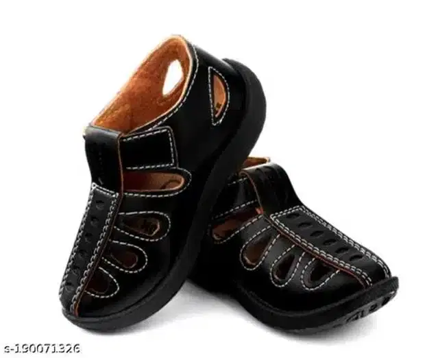 Sandals for Boys (Black, 12-15 Months)