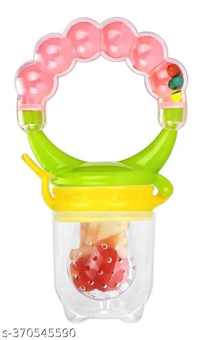 Silicone Rattle Nibbler for Infants, Multicolor