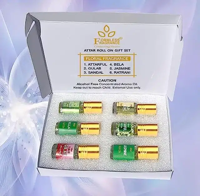 Formless Floral Fragrance Roll On Attar Perfume, 3 ml, Pack of 6