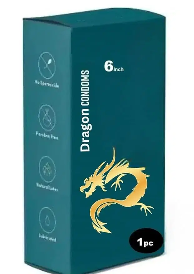 Dragon Silicone Condom, Pack of 1