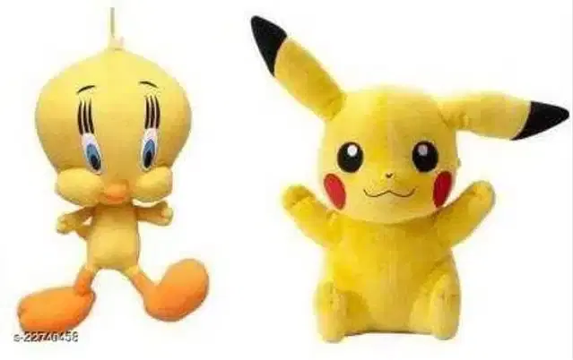 Stuffed Toys for Kids, Yellow, Set of 2