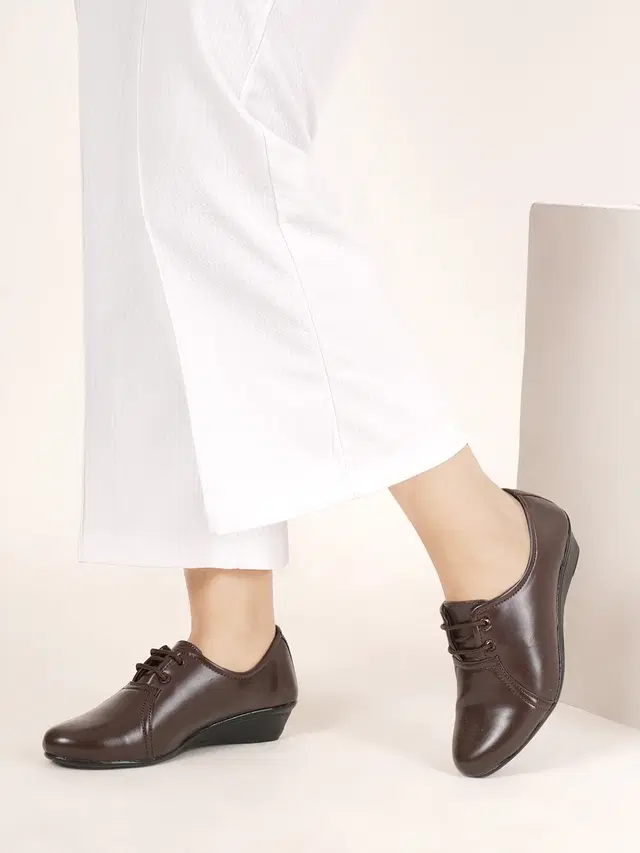Formal Shoes for Women (Brown, 4)