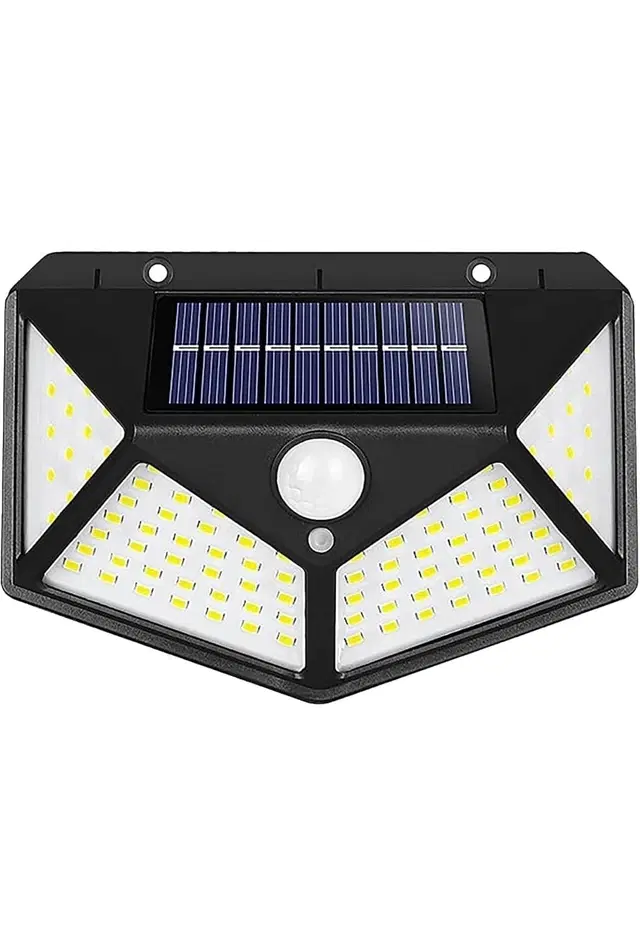 Plastic Backup Solar Lights, Black