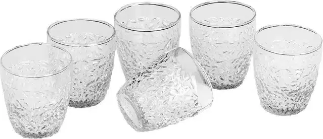 Fancy Water & Wine Glass, 200 ml, Pack of 6