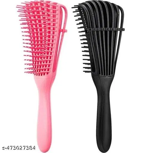 Detangling Hair Comb, Multicolor, Pack of 2