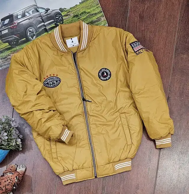 Full Sleeves Jacket for Kids (Mustard, 26)
