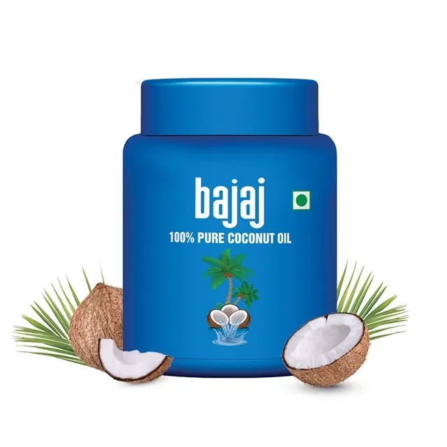 Bajaj 100% Pure Coconut Oil Jar 600 ml