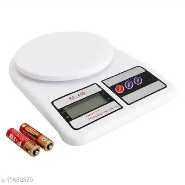 Kitchen Digital Weighing Scale, White