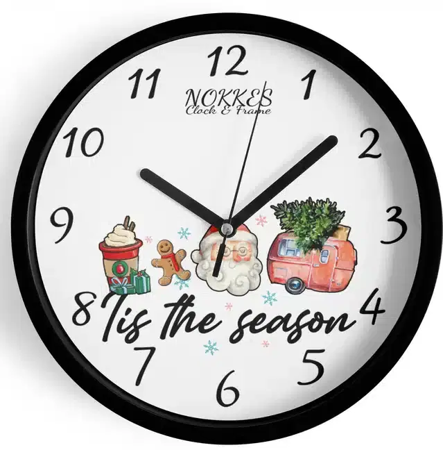 Christmas Analog Watch for Home, Multicolor, 7 Inches