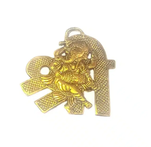 Metal Shri Ganeshji Wall Hanging, Brass