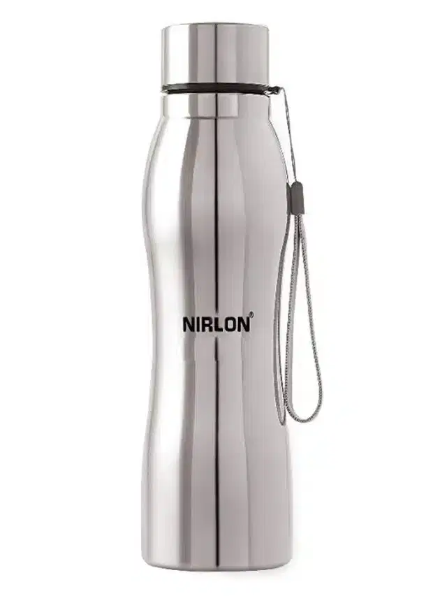 Stainless Steel Water Bottle, Silver, 1000 ml