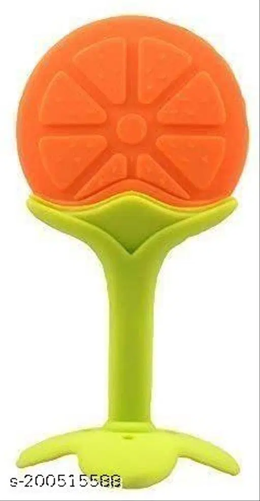 Baby Fruit Shape Silicone Teethers Soft Stick Chews Nibbler For Baby Dental Care