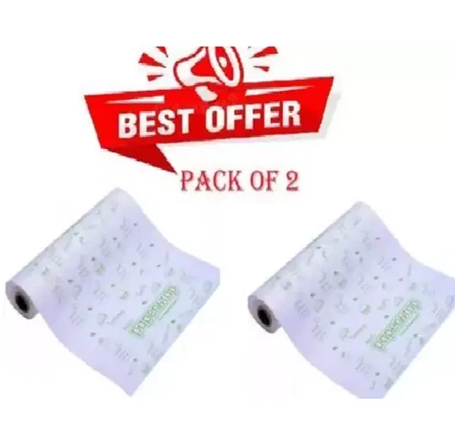 Food Wrapping Butter Paper Roll, 25 m, Pack of 2