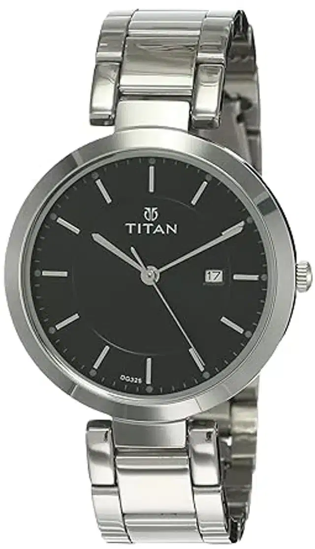 Titan 2486 SM08 Analog Watch for Women (Silver & Black)