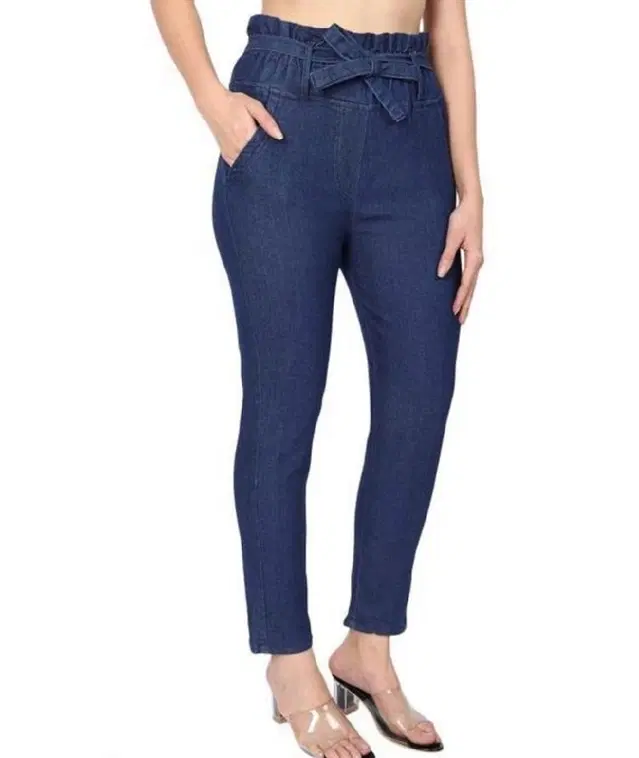 Denim Jeans for Women (Blue, 30)