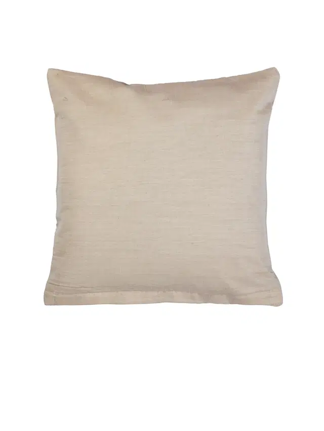 Cotton Cushion Cover, Grey, 16x16 inches