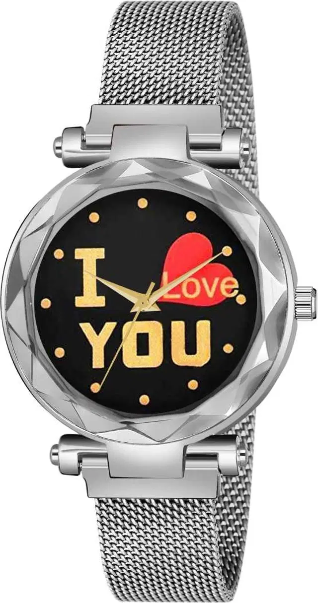 Metal Strap Analog Watch for Women & Girls (Multicolor)