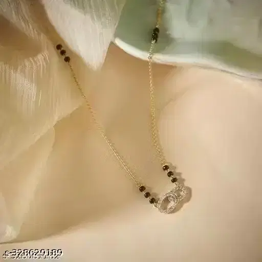 Designer Stylish Mangalsutra for Women, Golden