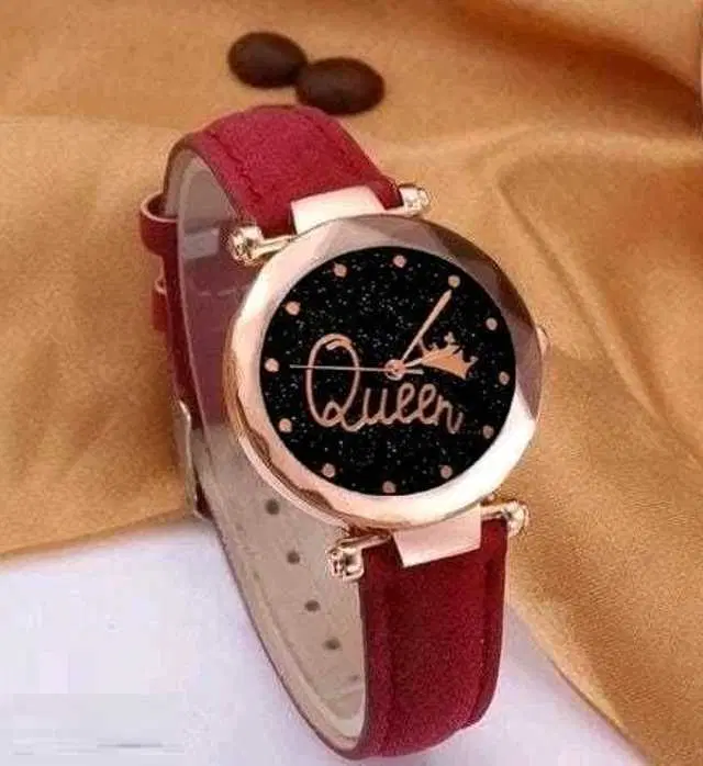 Analog Watch For Womens (Red) (WS-121)