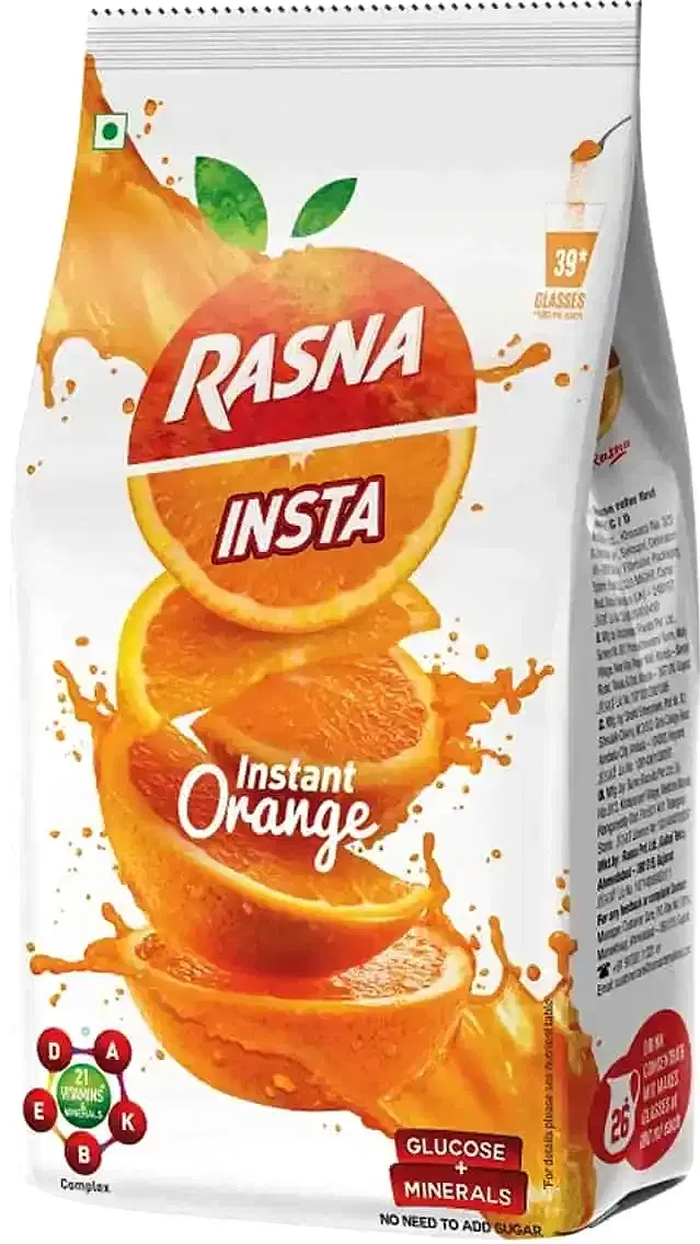 Rasna Insta Energy InstantOrange 750g (Polypouch)