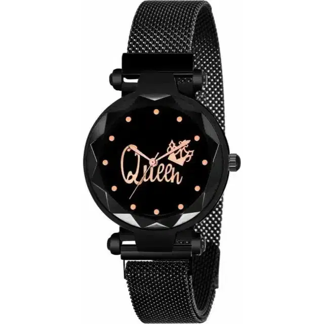 Women's Analog Watches, Pack of 1 (Black)