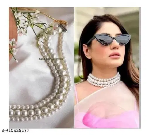 Beautiful Pearls Necklace For Womens & Girls