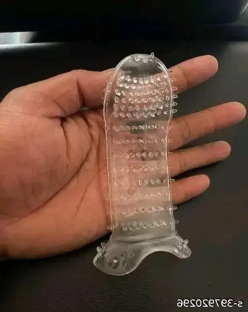 Crystal Dotted Reusable Condom for Men, Transparent, Pack of 1