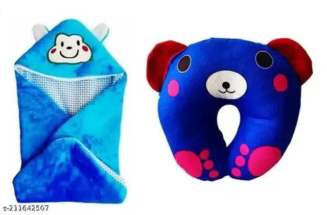 Combo of Baby Sleeping Set, Blue, Set of 2