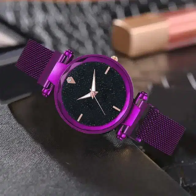 Women's Analog Watches, Pack of 1 (Purple)