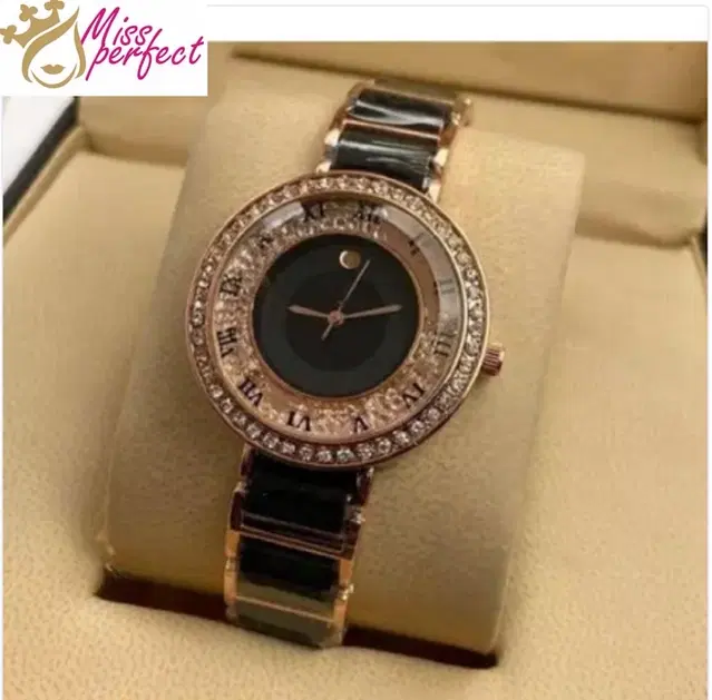 Analog Watch for Women & Girls (Rose Gold)
