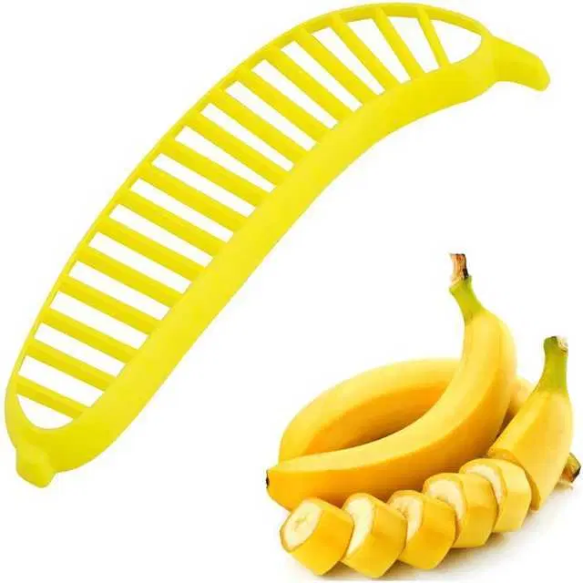 Plastic Banana Slicer,Cutter With Handle