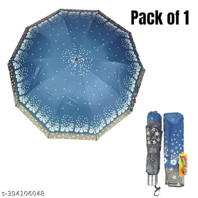 Polyester Foldable Umbrella, Assorted, Pack of 1