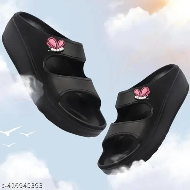 Flipflops for Women (Black, 7)