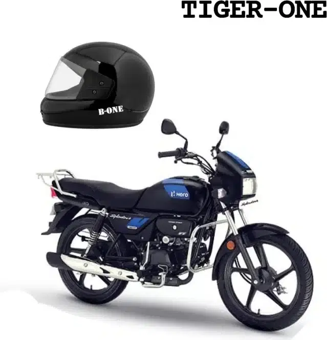 Full Face Bike Helmet for Men & Women, Black, M