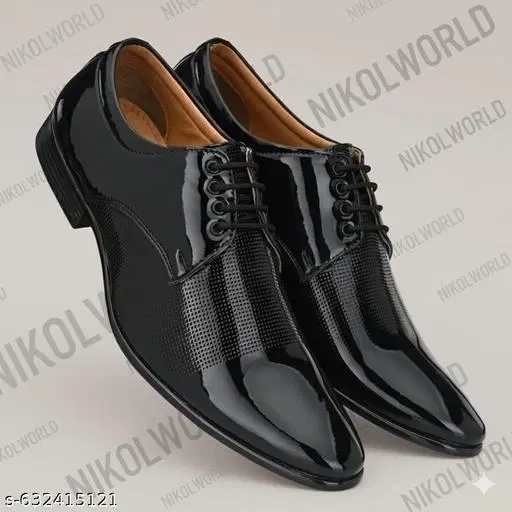 Formal Shoes for Men (Black, 6)