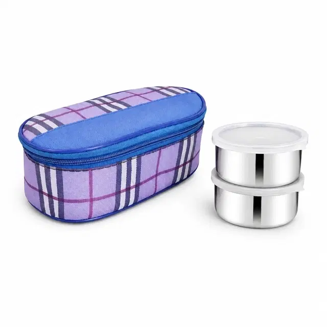 Topware Printed 2 Pc Container set Lunch box [Assorted]