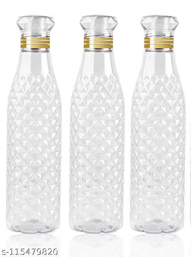 Water Bottle, White, 3x1000 ml