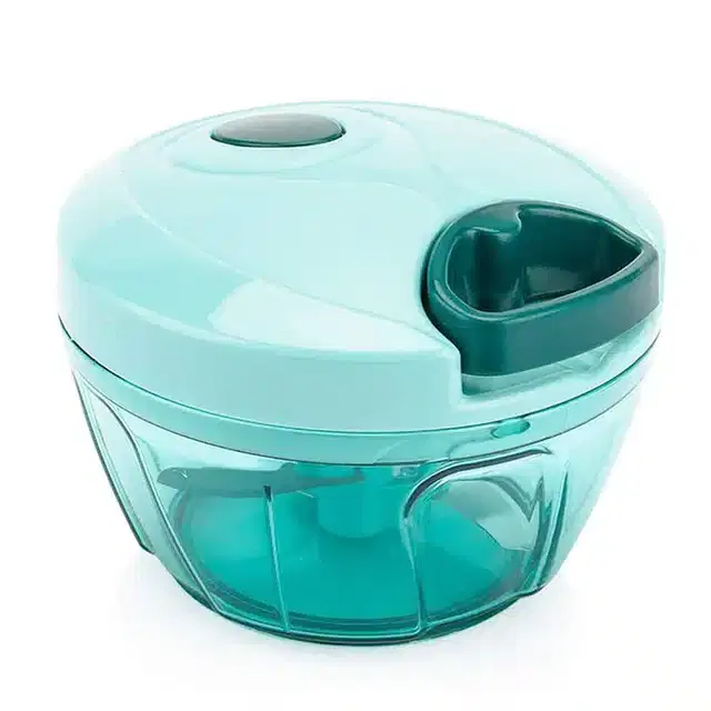 Manual Vegetable & Dry Fruit Handy Chopper and Quick Cutter Machine for Kitchen, Green, 450 ml, Ms-177