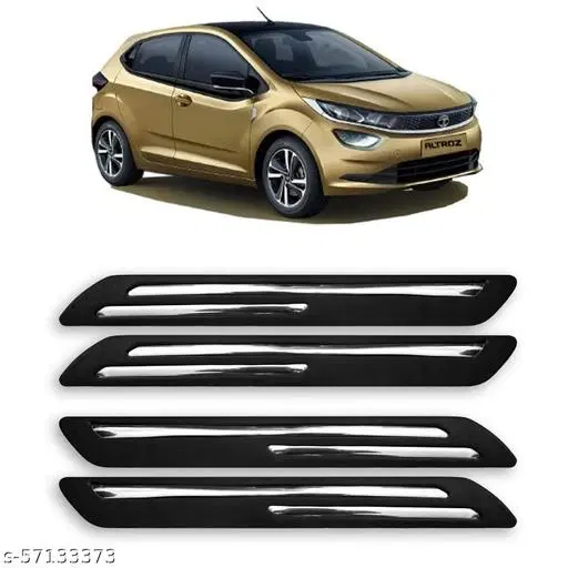 Rubber Car Bumper Protector, Multicolor, Pack of 4