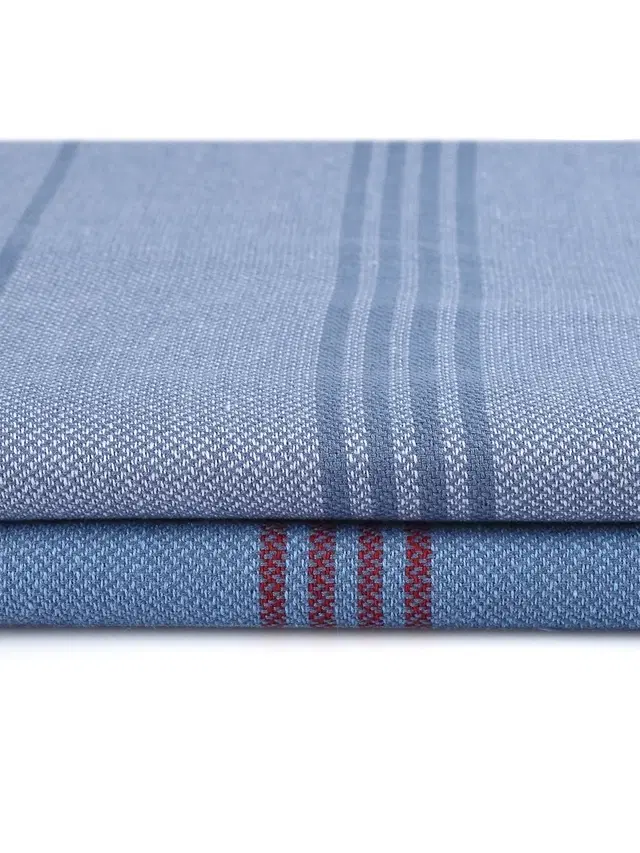 Cotton High Absorbent Bath Towels, Multicolor, Pack of 2