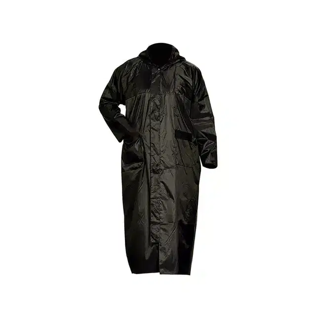 Nylon Waterproof Raincoat for Men, Black, M