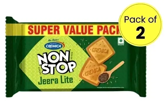 Cremica Jeera Lite Biscuits, 2X156 (Set Of 2)