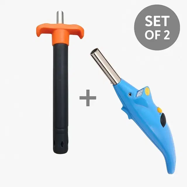 2 Pcs Kitchen Gas Lighter Set