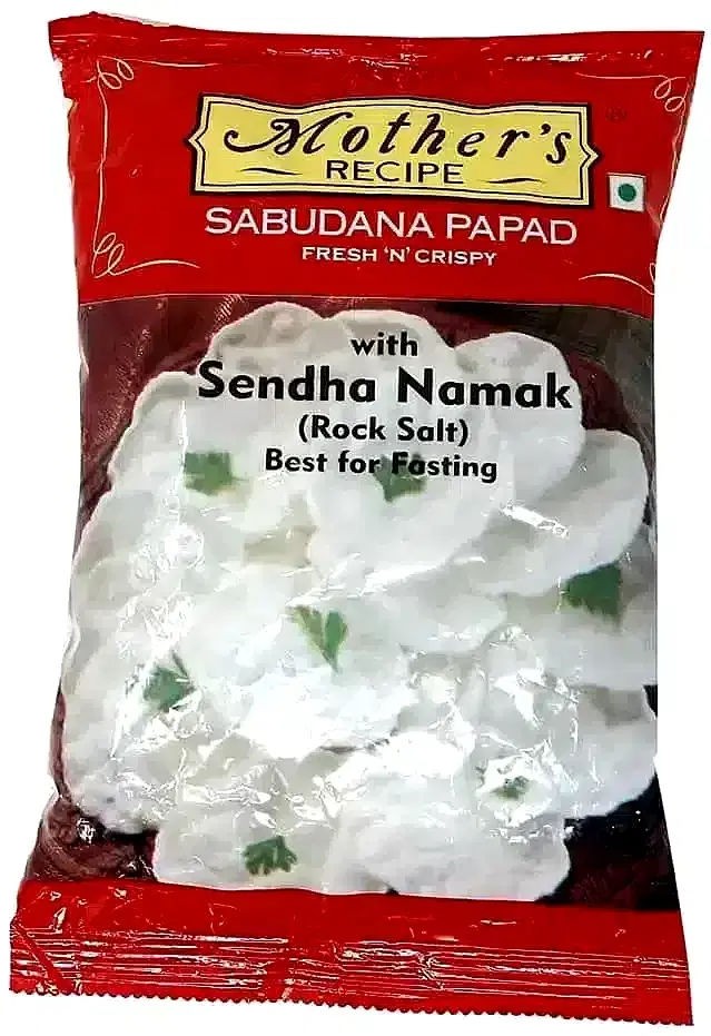 Mother's Recipe Sabudana Papad, 70g