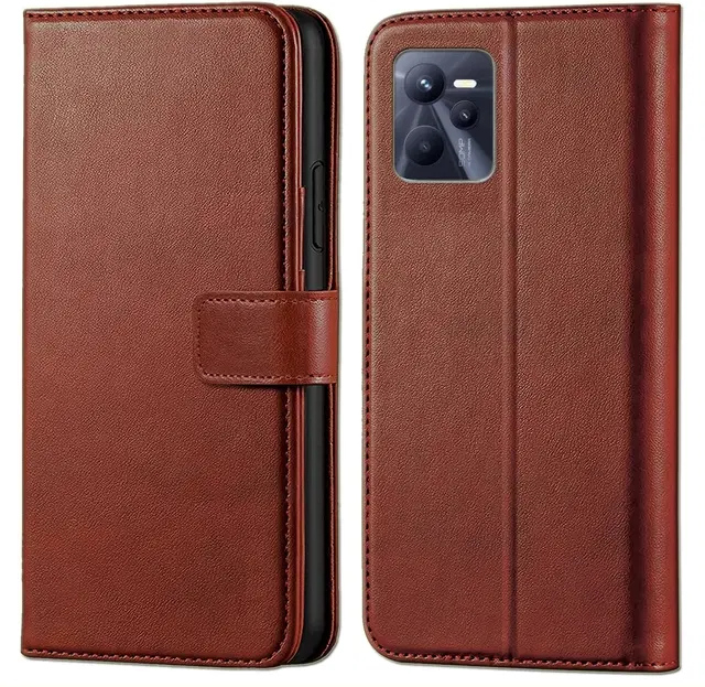 Flip Mobile Cover for REALME C35, Multicolor